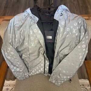 Louis Vuitton Reflective Windbreaker Hooded Jacket